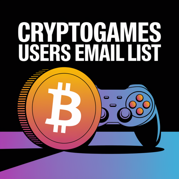 CryptoGames Users Email List, Sale Leads Database - Image 1