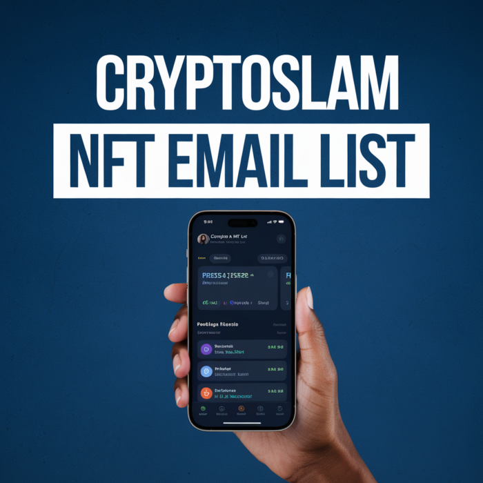 CryptoSlam NFT Email List, Sale Leads Database - Image 1
