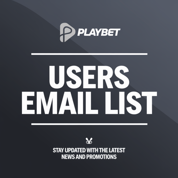Playbet Users Email List, Sale Leads Database - Image 1