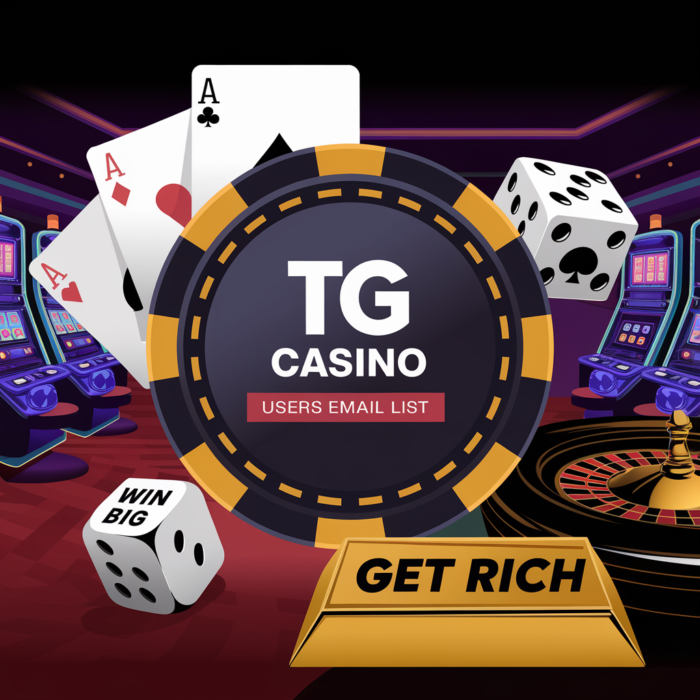 TG Casino Users Email List, Sale Leads Database - Image 1